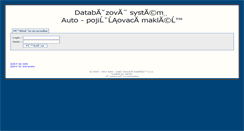 Desktop Screenshot of databaze.auto-makler.cz